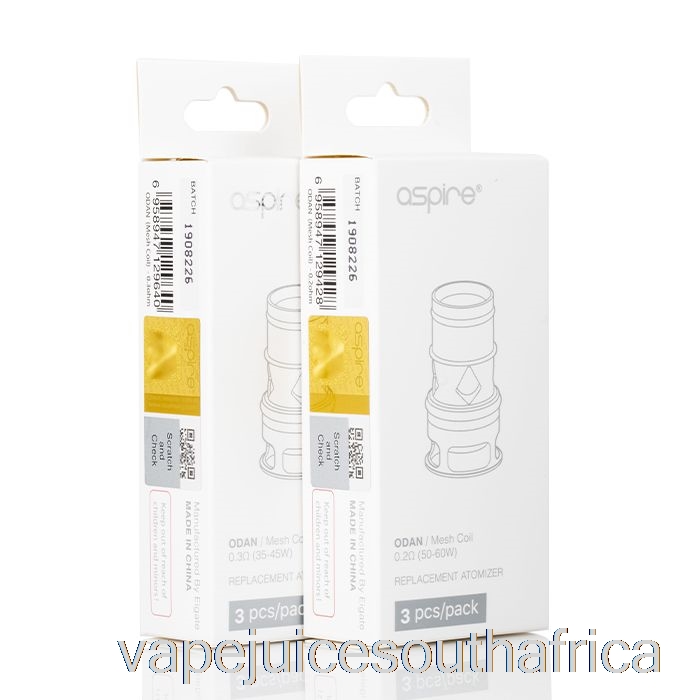 Vape Pods Aspire Odan & Odan Mini Replacement Coils 0.18Ohm Mesh Coils